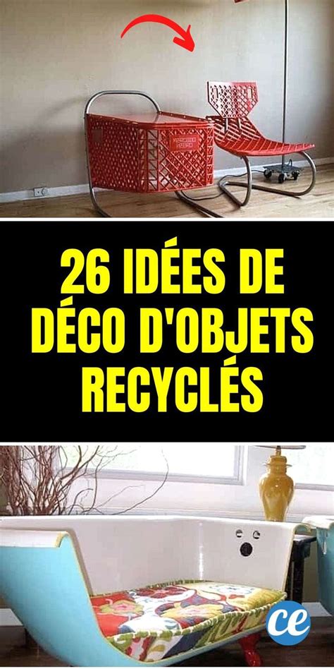 Objets Recycl S En Super D Co Pour La Maison