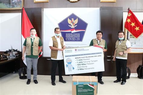 Tanoto Foundation Serahkan Donasi Apd Ke Gugus Tugas Covid