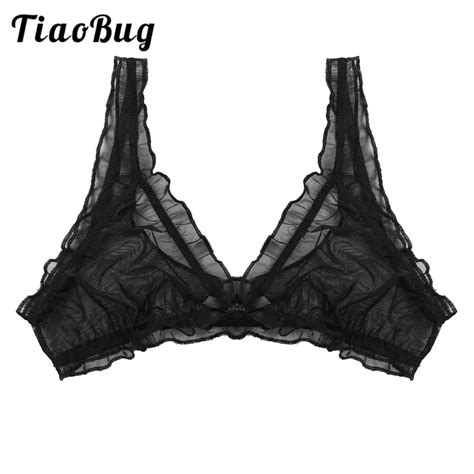 Tiaobug Soutien Gorge En Maille Transparente Pour Femmes Lingerie