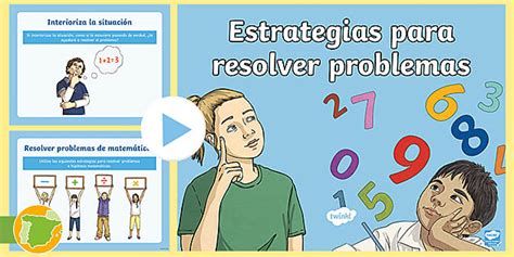 Presentación Estrategias Para Resolver Problemas Twinkl