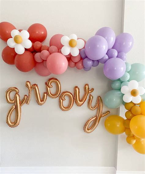 Groovy Balloon Garland Kit Daisy Balloon Garland Groovy One Two Groovy