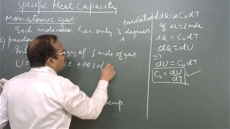 Sp Heat Capacity Of Monatomic Diatomic And Polyatomic Gases Ch