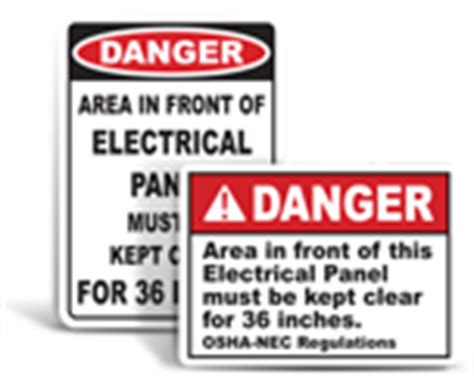 Electrical Safety Labels