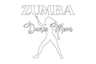 Zumba Dance Mom SVG Cut File By Creative Fabrica Crafts Creative Fabrica