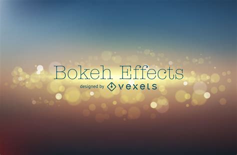 Blur Bokeh Background Design Vector Download