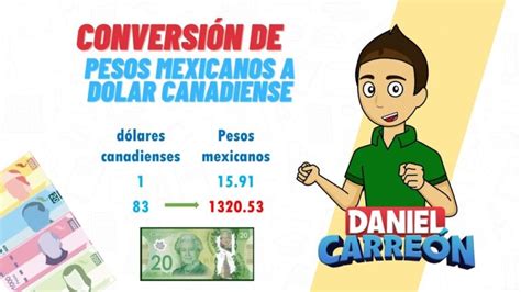 Convertir 50 dólares canadienses a pesos mexicanos Actualizado