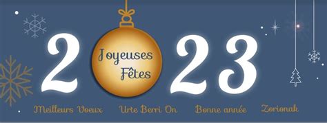 Joyeuses Fêtes Mairie d Arbonne