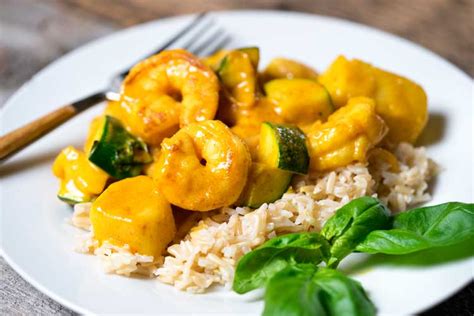 Thai Yellow Curry Shrimp With Pineapple Kevin Is Cooking