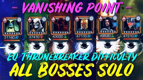 TOP COUNTER FOR ALL BOSSES Photon Vox Thronebreaker EQ Vanishing