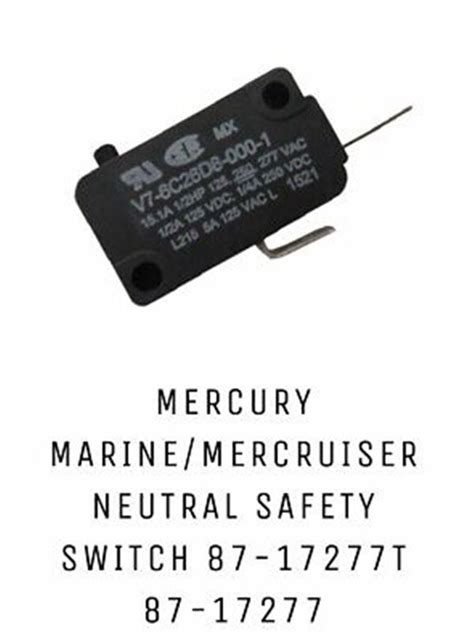 Mercury Outboard Neutral Safety Switch Wiring