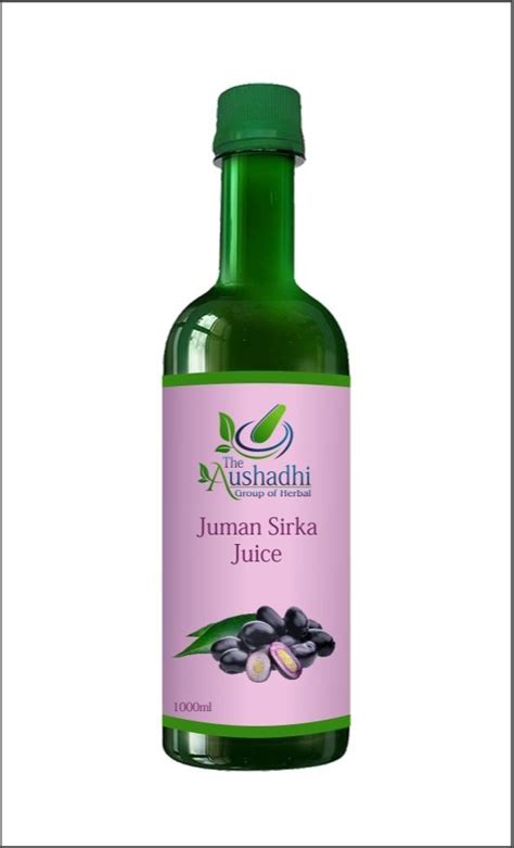 Jamun Sirka Juice Packaging Size 1000 Ml Packaging Type Bottle At