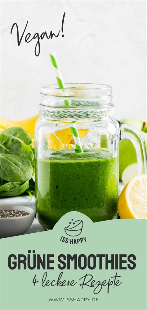 Leckere Einfache Gr Ne Smoothie Rezepte Vegan Rezept Rezepte