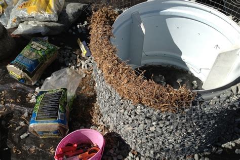 Cr Er Un Massif Jardin Sur Lev Et Rond En Gabion Id Es