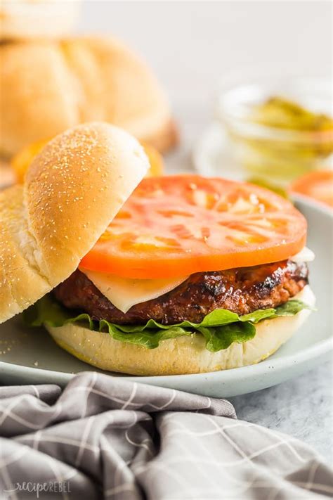 Grilled Turkey Burgers Recipe The Recipe Rebel Freezer Friendly