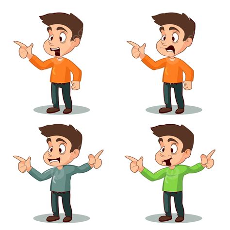 Opciones Clipart Diferentes Cartoon Hombre Señalando Vector Png Opciones Clipart Dibujos