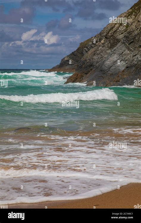 Holywell Bay Cornwall Stock Photo - Alamy