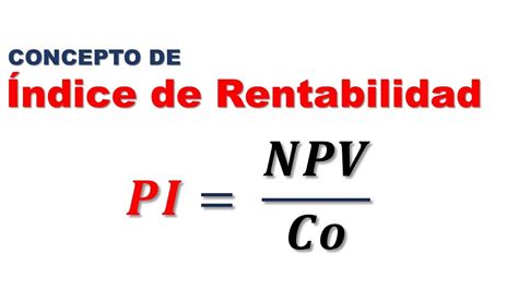 Como Calcular El Indice De Rentabilidad Image To U