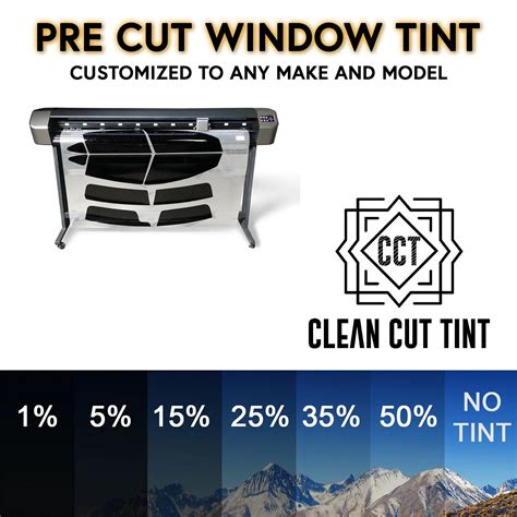 Precut Window Tint Kit Customized For Any Make And Model Professionally