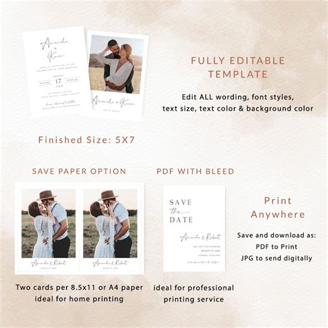 Reception Party Invitation Happily Ever After Party Invite Modern