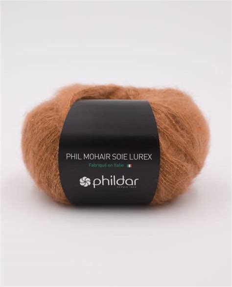 Phildar Phil Mohair Soie Lurex Noisette