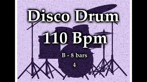 Disco Drum Track Bpm Youtube