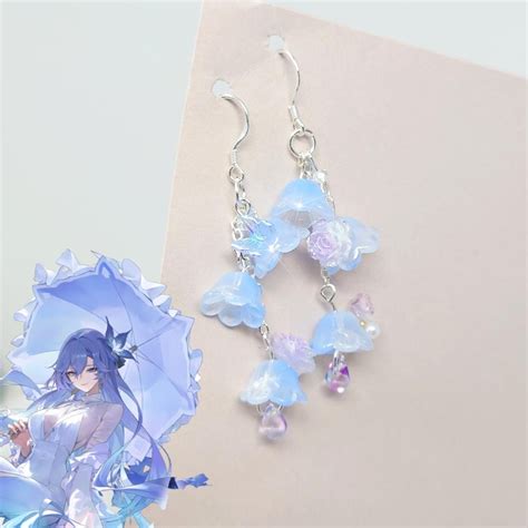 Wuwa Cantarella Earrings Wuthering Waves Jewelry Anime Cosplay T