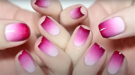 How To Gradient Nail Art The Nail Trail Youtube