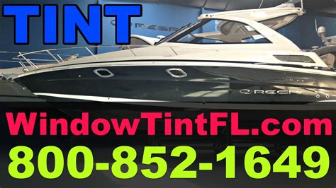 Boat Window Tinting St Petersburg, Clearwater, and Tampa Florida