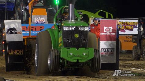 Pro Stock Tractors Pulling At The 2022 Hillsboro Charity Pull On Friday Night Youtube