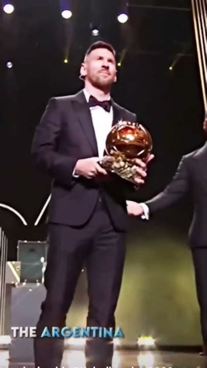 Messi Wins His 8th Ballon Dor 2023 👑🐐8️⃣ Soccershortsmessi Youtube