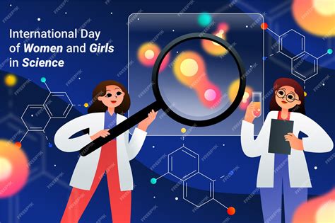 Free Vector Gradient International Day Of Women And Girls In Science