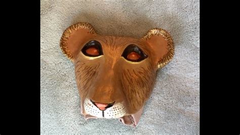 How To Make A Simba Cub Mask Headpiece Youtube