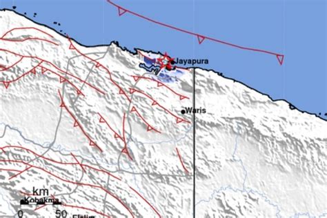 Update Terkini Gempa Susulan Guncang Kota Jayapura Papua Magnitudo 4 0