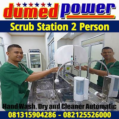 Scrub Station Person Sterile Hand Wash And Dry Cleaning Machine