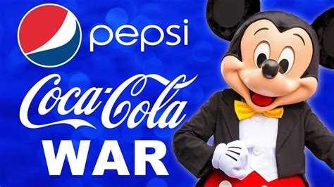 Disneys Coke Vs Pepsi War Theme Park Soda Wars Youtube