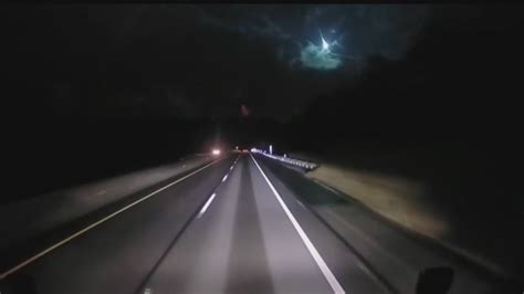 Bright Flash In Sky Early Wednesday Morning Identified As Meteor Youtube