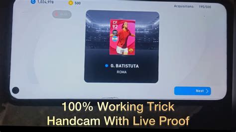 Handcam Live Proof Iconic Moment ICONIC ROMA Pes 2021 Pes Iconic