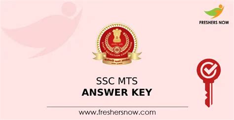 Ssc Mts Final Answer Key 2023 Released Exam Key