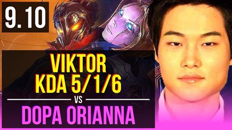 Viktor Vs Dopa Orianna Mid Kda Korea Challenger V