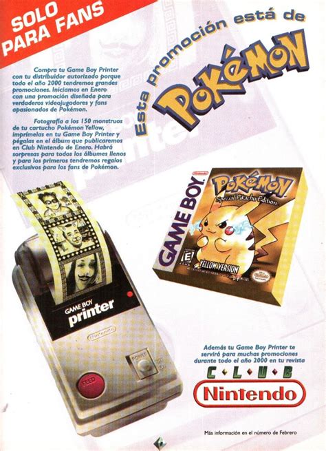 Pokémon Yellow Version Special Pikachu Edition 1998