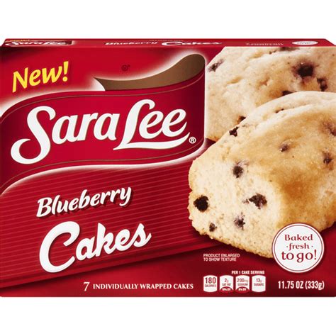 Sara Lee Blueberry Cakes 7 Ct Donuts Pies And Snack Cakes Edwards