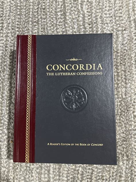 Concordia The Lutheran Confessions A Readers Edition Of The Book Of Concord Hc 9780758608062