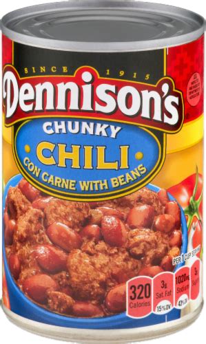 Dennisons Chunky Chili Con Carne With Beans 15 Oz Fred Meyer