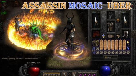 Diablo Ii Resurrected Build Assassin Mosaic Uber Tristram100 Not Charges Youtube