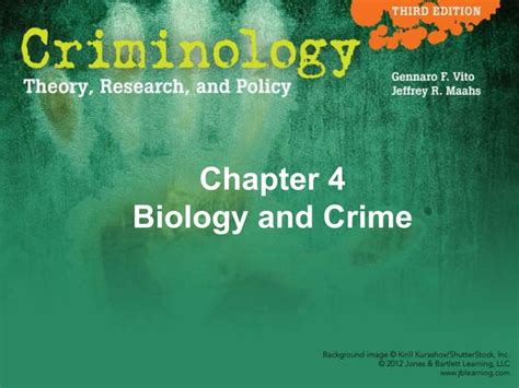 Biology Of Crime Causation Forensic Psychology PPT