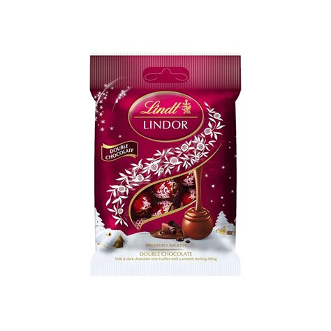 Lindt Lindor Double Chocolate Truffle 80g Boxed Chocolates