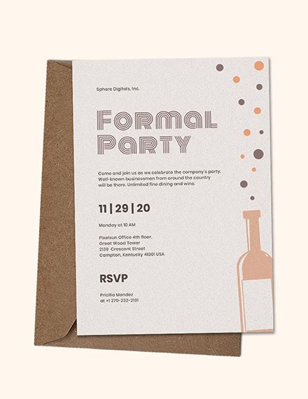 FREE Formal Invitation Template: Download 537+ Invitations in PSD ...