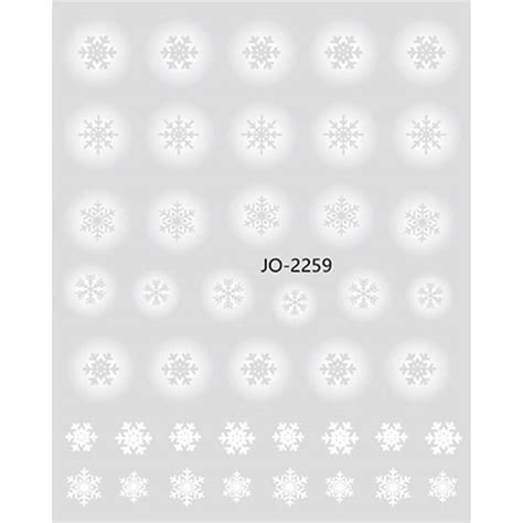 Winter Nail Art Stickers-Hollow Snowflake – Vettsy