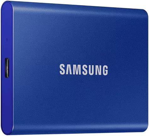 Disco Duro Externo 500 Gb Samsung T7 Usb 3 2 Portable Color Azul