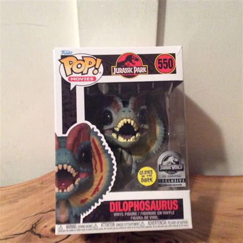 Mavin Funko POP MOVIES JURASSIC PARK The Exhibition Exclusive GITD